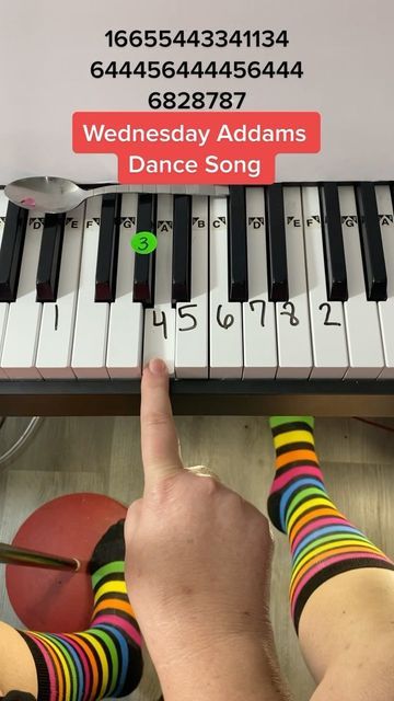 Wednesday Piano, Wednesday Addams Dance, Piano Songs, Piano Lessons, Wednesday Addams, Piano, Songs, Music, On Instagram