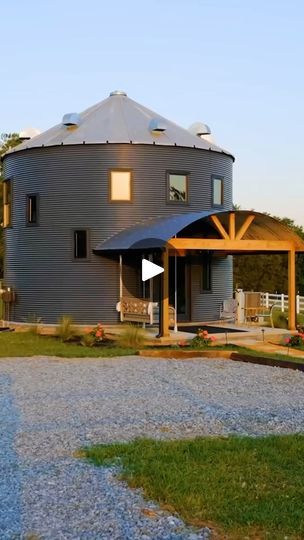 59K views · 2.5K reactions | Beautiful Tiny Home | Grain Silo Transformed To A Tiny House | By Tiny house | For things that I've got stay Silo Pool, Grain Silo House, Silo Home, Silo Homes, Unusual Houses, Silo House, Grain Silo, Unusual Homes, Container Homes