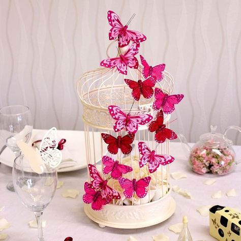 Butterfly Centerpieces, Butterfly Baby Shower Theme, Quince Decorations, Butterfly Birthday Party, Butterfly Table, Butterfly Baby Shower, Quinceanera Party, Butterfly Wedding, Butterfly Party