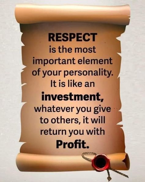 Respect is the most important element of your personality. It is like an investment, whatever you give to others, it will return you with profit. Respect Others Quotes, Self Respect Quotes, Respect Quotes, Kalam Quotes, Tag Friends, Respect Others, Message Quotes, Words Of Comfort, Samsung Wallpaper