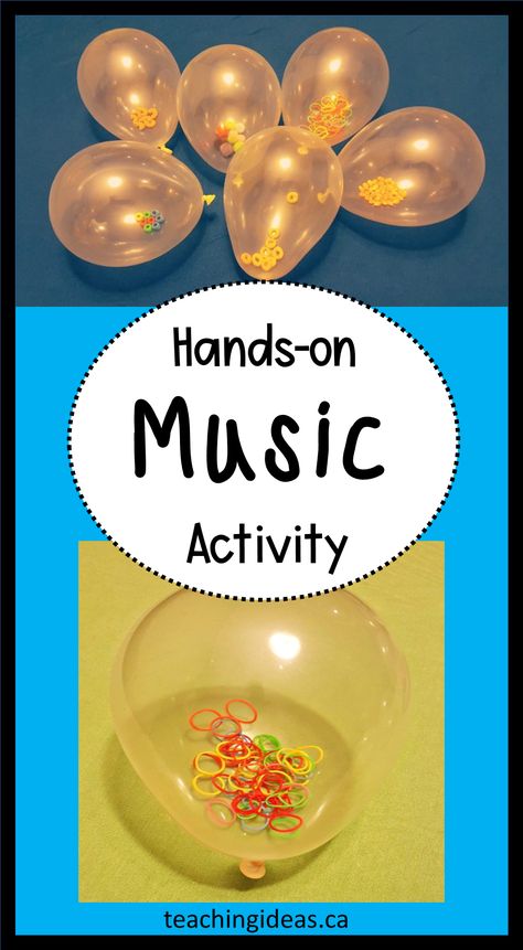 Kids love playing with instruments.  Introduce kids to music and instruments with these (simple) DIY music activities for kids using balloons.    #musicactivities #musicactivitiespreschool #musicforkids #musicactivitiesfortoddlers Movement Preschool, Music Instruments Kids, Preschool Music Activities, Bucket Drumming, Instrument Craft, Music Activity, Music Activities For Kids, Drums For Kids, Music For Toddlers