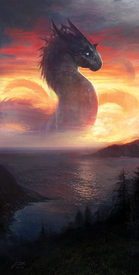 ArtStation - Leviathan Advanced, Katinka Thorondor Sea Monster Art, Lake Monsters, Sea Monsters, Monster Art, Force Of Evil, Science Fiction Fantasy, Dragon Art, North Star, Creature Design