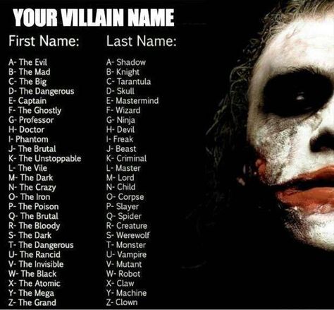 Evil Master Evil Character Names, Evil Character, Evil Characters, Evil Knight, Villain Names, Dark Wizard, Dark Creatures, I Am Batman, Funny Names