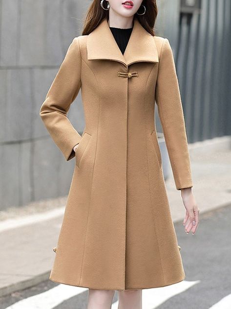 Winter Jacket Outfits, Ladies Coat Design, Womens Dress Coats, Slim Fit Coat, Coat Women Fashion, Woman Suit Fashion, Blazer Designs, Ținută Casual, Long Blazer