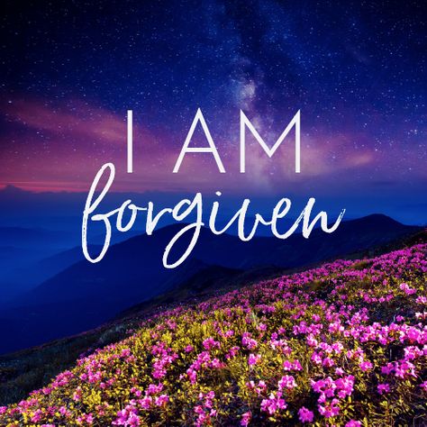 I Am Forgiven Quotes, I Am Forgiven, Christian Podcasts, Peaceful Music, 1 John 2, Spiritual Food, Forgiveness Quotes, God Forgives, More Sleep