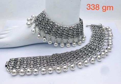 925Purity DM for Order Heavy Jewellery, Bridal Foot Jewelry, Silver Anklets Designs, Long Blouse Designs, Bff Jewelry, Anklet Designs, Bridal Gold Jewellery Designs, Silver Anklets, Foot Jewelry