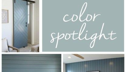 Shiplap Blue Wall, Colored Shiplap Accent Wall, White Shiplap With Blue Walls, Blue Shiplap Bathroom, Painted Shiplap Accent Wall, Blue Shiplap Wall, Shiplap Accent Walls, Painted Shiplap, Accent Paint Colors