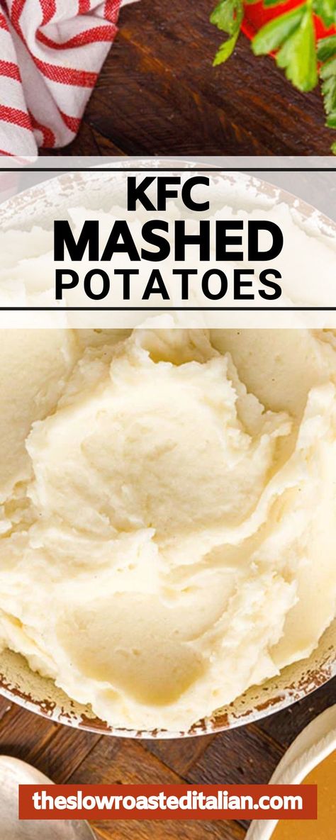 Instant Mashed Potatoes Recipes, Boxed Mashed Potatoes, Kfc Gravy Recipe, Kfc Mashed Potatoes, Potato Dishes Easy, Recipe For Kentucky Fried Chicken, Mashed Potatoes Recipe Easy, Copycat Kfc, Creamy Mashed Potatoes Recipe