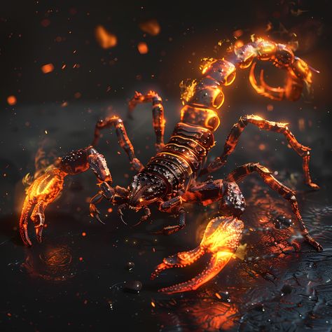 Scorpio Magic, Scorpio Images, Animals Reference, Scorpion King, Dark Fantasy Artwork, Kit Design, Art Gallery Wallpaper, Beautiful Dark Art, God Art