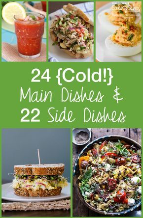 24 Cold Main Dishes and 22 Cold Sides | The last thing you want to do is stand over a hot stove. It's time for something cold! These gorgeous and nourishing recipes are all about keeping you (and your house) cool and keeping your stove off -- 24 cold main dishes and 22 cold sides to get you through the rest of summer! | TraditionalCookingSchool.com Cold Main Dishes, Hot Day Dinners, Cold Sides, Cold Side Dishes, Nourishing Recipes, Easy To Cook Meals, Cold Dishes, Summer Cooking, Summer Dishes