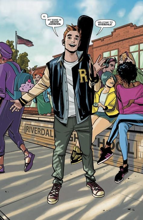 'Archie' by Fiona Staples Sabrina Comics, Riverdale Comics, Fiona Staples, Riverdale Wallpapers, Archie Riverdale, Archie Comics Riverdale, Betty Veronica, Archie Andrews, Kj Apa