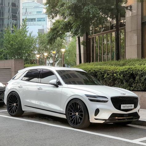 Genesis Gv70 Sport, Gv70 Genesis, Genesis Gv70, Porsche Suv, Hyundai Genesis Coupe, Hyundai Motor, New Suv, Shooting Brake, Hyundai Genesis