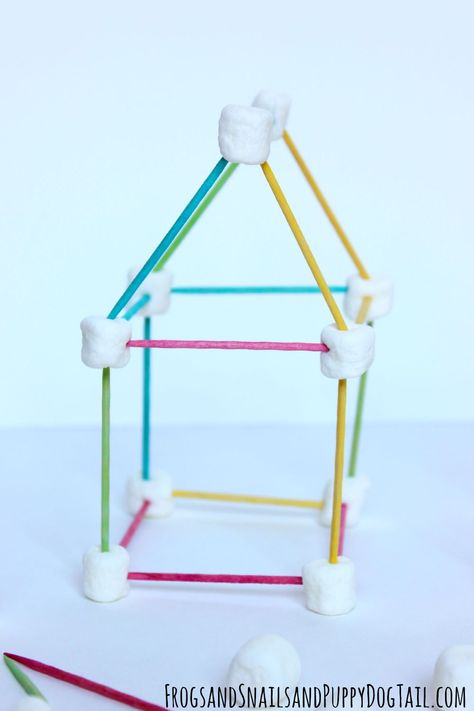 Marshmallow Building, Marshmallow Toothpick, Marshmallows And Toothpicks, Marshmallow Activities, Toothpick Crafts, Asd Activities, Math Stem Activities, Creative Curriculum Preschool, Before School Starts