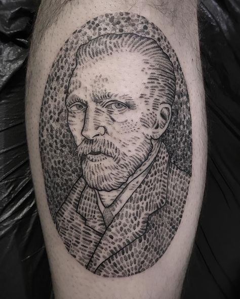 Suflanda on Instagram: “Vincent - brushstroke by brushstroke ❤️ thank you so much Giulio for sitting so well through this tattoo! Done @londontattooconvention ❤️” Van Gogh Tattoo, Neat Tattoos, Great Blue Heron, Colorful Life, Art Tattoos, Tattoo Blog, Blue Heron, Body Mods, Tattoo Styles