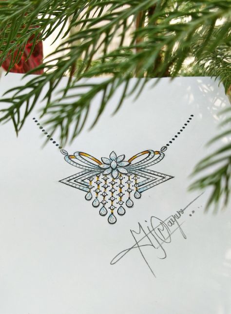 Tanmaniya Design, Jewelry Sketch, J Design, Bridal Backdrops, Bridal Backdrop Necklace, Mangalsutra Design, Jewellery Design Sketches, Art Jewelry Design, Jewerly Designs