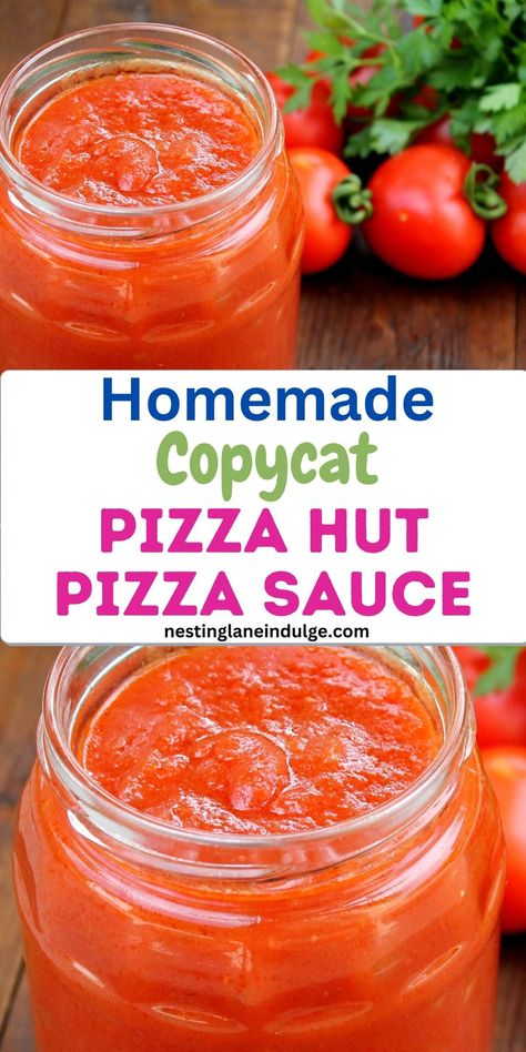 Pizza Hut Sauce Copycat, Copycat Pizza Sauce, Pizza Hut Pizza Sauce Recipe, Chef Boyardee Pizza Sauce Recipe, Pizza Hut Sauce, Pizza Hut Sauce Recipe, Pizza Copycat Recipes, Pizza Hut Pizza Sauce, Sweet Pizza Sauce