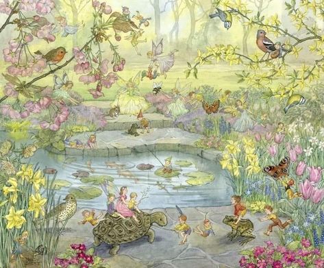 Animal Painter, Garden Magic, Art Society, Fairytale Art, Fairy Art, Pretty Art, Vintage Illustration, Picture Perfect, Art Boards