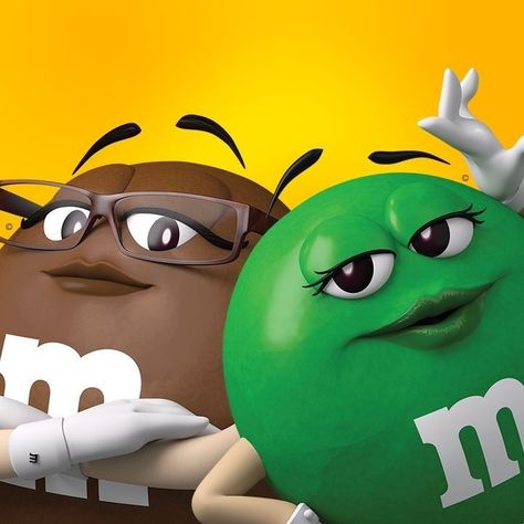 Brown M&m Character, Green M&m Character, Yellow M&m, M&m Characters, Miss Green, M M Candy, Trans Art, M Wallpaper, Holding Space