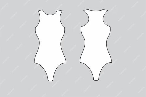 Premium Vector | Body swimsuit vector swimsuit drawing tank tops bodysuits drawing Swimsuit Template, Body Suit Flat Sketch, Swimsuit Design Sketch, Swimsuit Drawing, Bodysuit Drawing, Tank Top Flat Sketch, Swimsuit Flat Sketch, Body Swimsuit, Flat Sketches