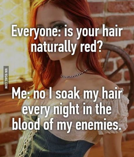 Redhead Memes, Red Hair Quotes, Redhead Facts, Redhead Quotes, Red Hair Don't Care, Holland Roden, Hair Quotes, Natural Redhead, Red Head