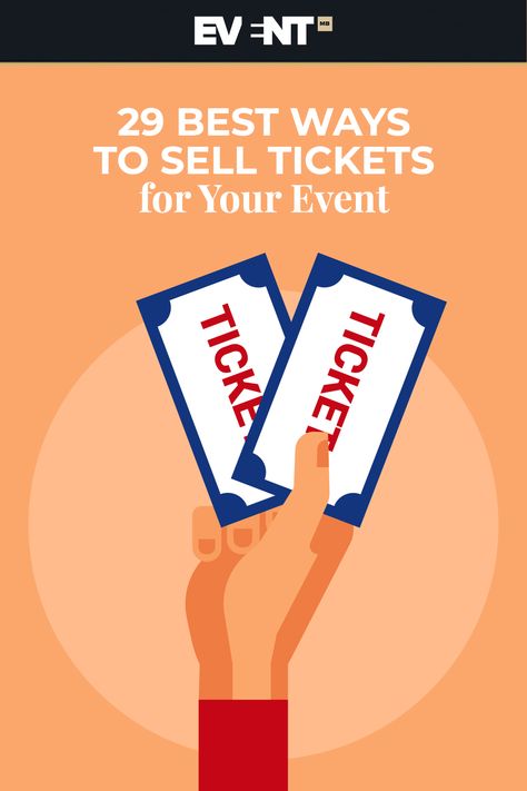 Selling Raffle Tickets Ideas, How To Sell Tickets To An Event, Concert Promotion Ideas, Event Promotion Ideas, 80s Concert, Prom Tickets, Pta Fundraising, Event Sponsorship, Event Technology