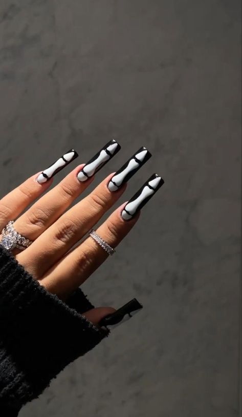 Halloween Gel Nails, Horror Nails, Holloween Nails, Tips Nails, Halloween Acrylic Nails, October Nails, Edgy Nails, Grunge Nails, Simple Acrylic Nails