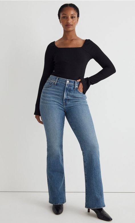 Flare Jeans for Women | Women's Flare Jeans | Madewell Womens Flare Jeans, Womens Jeans Bootcut, Vintage Flare, Jeans For Women, Jeans Flare, Vintage Jeans, Cropped Jeans, Bootcut Jeans, Style Ideas