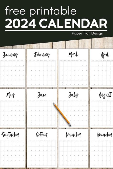 Print this basic 2024 free printable calendar and plan out a month or all of 2024. Free planner printable Month On One Page Free Printable, Monthly Planner Template 2024, Blank Calendar Printable Free 2024, Free Printable Calendars 2024, Calender 2024 Free Printable, Free Printable 2024 Monthly Calendar With Holidays, Free Printable Monthly Calendars 2023, Free Printable 2024 Monthly Calendar, 2024 Planner Free