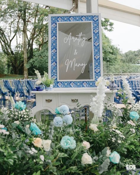 Envisioned, created, and celebrated! Our team’s passion shines in every detail of this breathtaking union. 💕 Event Decor: @pixiedust__stories Photography: @sdsstudio Venue: @lemeridienkochi #KeralaWeddingDecor #HinduWeddingInspo #BlueAndWhiteWedding #WeddingDecorIdeas #SouthIndianWedding #IndianWeddingDecor #WeddingDesignInspo #KeralaWeddingThemes #ElegantWeddingDecor #WeddingPlanningInspo #CeremonialDecor #WeddingStyleKerala #TraditionalWeddingDecor #LoveAndLightDecor #weddingdecorkera... Hindu Wedding Decor, Pottery Wedding Decor, Pottery Wedding, Modern Wedding Theme, Kerala Wedding Photography, Traditional Wedding Decor, Blue Pottery, South Indian Wedding, Wedding Decor Elegant