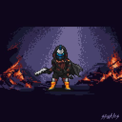 Destiny Funny, Destiny Anime, Destiny Cayde 6, Destiny Art, Destiny Hunter, Destiny Bungie, Cayde 6, Pixels Art, Love Destiny