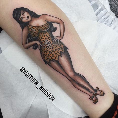 Bettie page pinup #pinup #bettiepage #bangs #leopardprint #legs #traditionaltattoo Pin Up Girl Tattoo, Bettie Page, Sailor Jerry, Pin Up Tattoos, Pin Up Art, Girl Tattoos, Traditional Tattoo, Tattoo Artists, Leopard Print