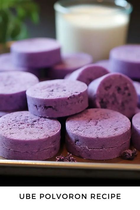 Last Updated on September 16, 2023 Ube Polvoron is a traditional Filipino snack. This deliciously crumbly treat is usually served as dessert or as pasalubong (gift) to family and friends. It’s easy to make and perfect for any occasion! In this article, we will teach you how to make your own delicious Ube Polvoron at ... Read more Ube Powder Recipes, Polvoron Recipe, Ube Polvoron Recipe, Ube Dessert, Polvorones Recipe, Filipino Dessert Recipes, Ube Recipes, Filipino Food Dessert, Filipino Pride