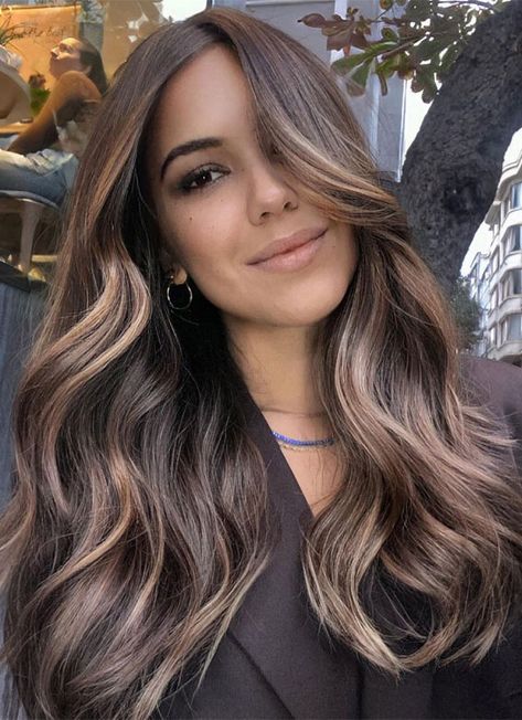 Hair Color With Blonde Highlights, Beige Blonde Balayage, Beach Hairstyles For Short Hair, Bombshell Hair, Blonde Balayage Highlights, Ash Blonde Balayage, Brown Hair Looks, Brunette Hair With Highlights, Balayage Blonde