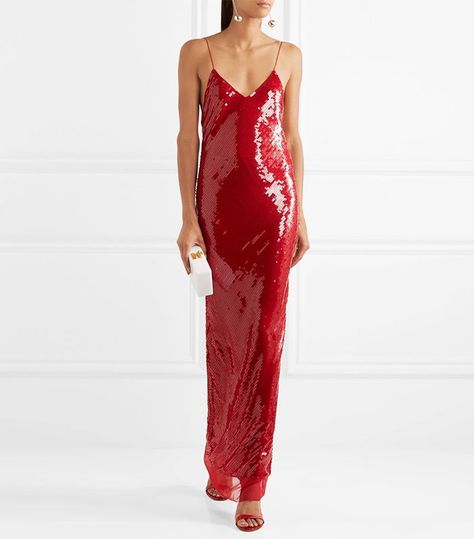 Amiri Womens, Ball Attire, Red Sequin Dress, Gown Red, Cotton Club, Dream Outfits, Edie Parker, Red Sequin, Chic Dresses