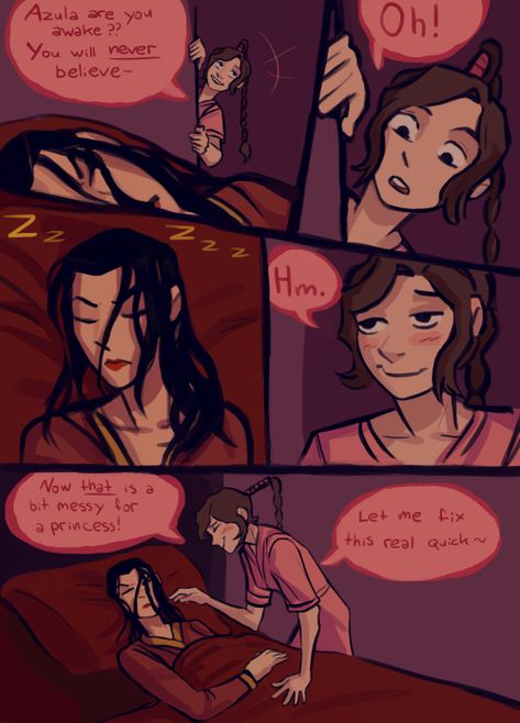 Hm? — She is trapped now. 1 2 3 4 Azula And Ty Lee Fanart, Azula X Ty Lee, Princess Azula, Avatar Azula, Yuri Comics, Avatar Legend Of Aang, Ty Lee, Avatar The Last Airbender Funny, Goofy Drawing