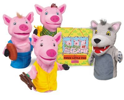 The Three Little Pigs Storytelling Puppet Set (KIT 372.677 T413) Spooky Science, The Three Little Pigs, Lakeshore Learning, Three Little Pigs, Farm Theme, Teaching Aids, Dramatic Play, Animal Quotes, Elementary Classroom