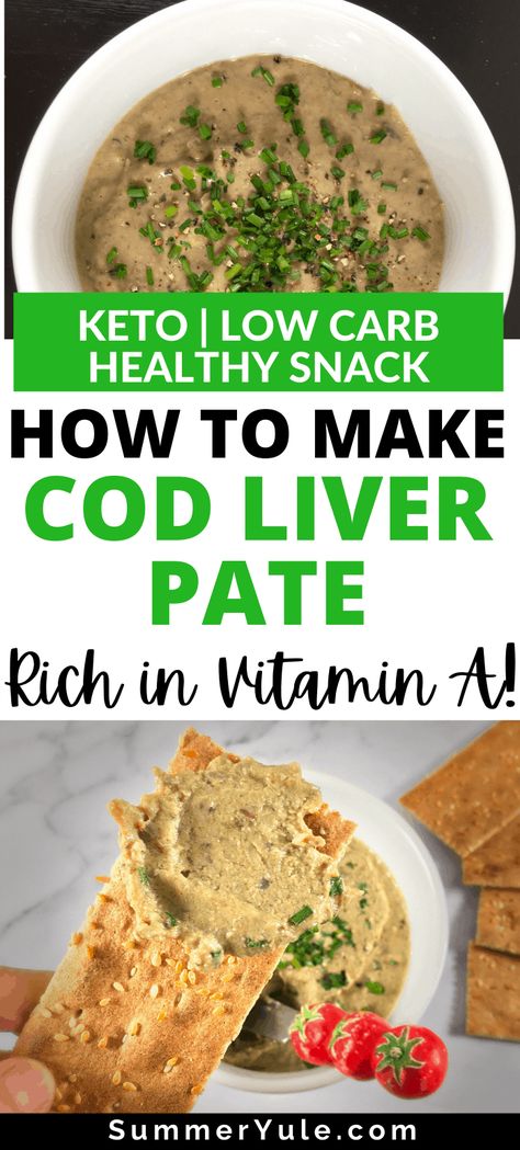 Liver Pate Recipe, Smoked Cod, High Energy Snacks, Liver Pate, Smoked Oysters, Carnivore Recipes, Healthy Low Carb Snacks, Pate Recipes, Liver Recipes