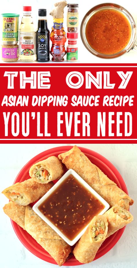 Best Spring Roll Dipping Sauce, Dipping Sauces For Spring Rolls, Homemade Asian Zing Sauce, Soy Dipping Sauce For Spring Rolls, Easy Asian Dipping Sauce, Egg Roll Sauce Recipe Easy, Easy Dipping Sauce For Pot Stickers, Easy Spring Roll Sauce, Asian Dipping Sauce For Potstickers