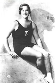 Trudy Ederle, first woman to swim the English Channel, beating existing men's record by 2 hours Gertrude Ederle, Althea Gibson, Deaf Awareness, Deaf Culture, Summer Olympic Games, English Channel, Bleacher Report, History People, Girls Sports