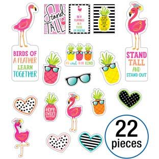 Motivational Bulletin Boards, Inspirational Bulletin Boards, Flamingos Quote, Classroom Accessories, Printable Classroom Decor, Classroom Rug, Classroom Culture, Bulletin Board Sets, Classroom Printables