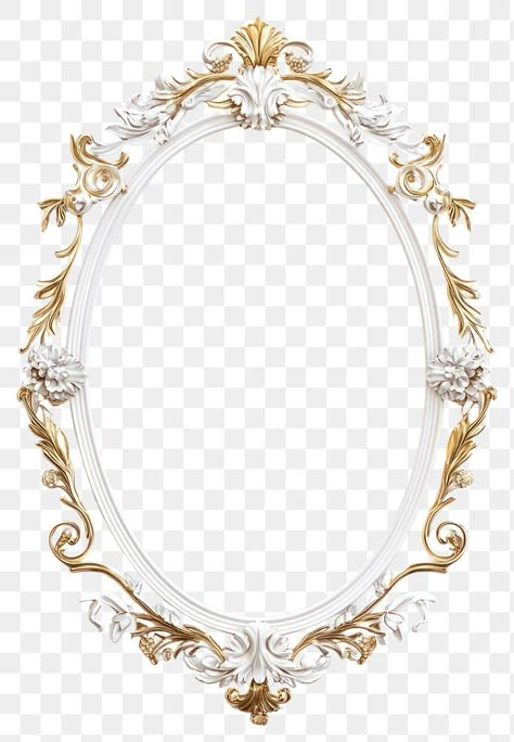 Victorian Borders Frames, Vintage Frame Png, Vintage Gold Frame, Vintage Frames Vector, Gold Png, Oval Picture Frames, Ornate Picture Frames, Baroque Frames, Ornament Designs