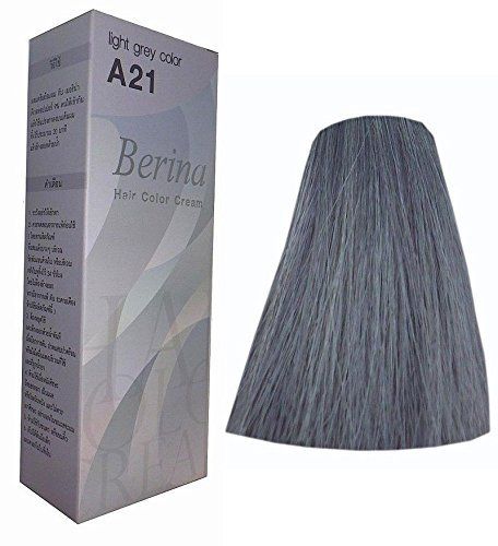 Berina Hair Color Cream Permanent A21 -Light Gray color** Learn more by visiting the image link. (This is an affiliate link) #haircolor Light Grey Hair, Permanent Hair Dye Colors, Grey Dye, Best Hair Dye, Grey Hair Dye, Dyed Blonde Hair, Hair Color Crazy, Hair Color Cream, Hair Chalk