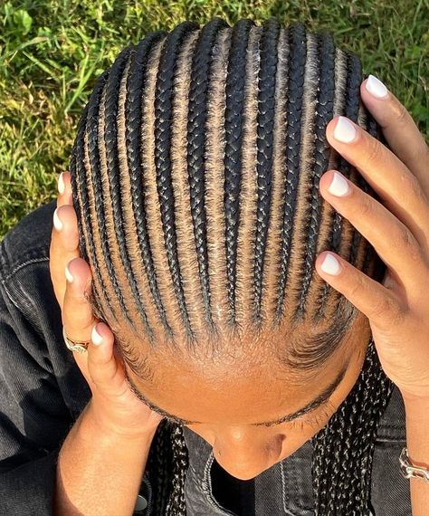 Curly Braided Hairstyles, Latest Hair Braids, Cornrows Natural Hair, Basic Hairstyles, Cornrows Braids For Black Women, Short Box Braids Hairstyles, Braided Hairstyles For Black Women Cornrows, Big Box Braids Hairstyles, Feed In Braids Hairstyles