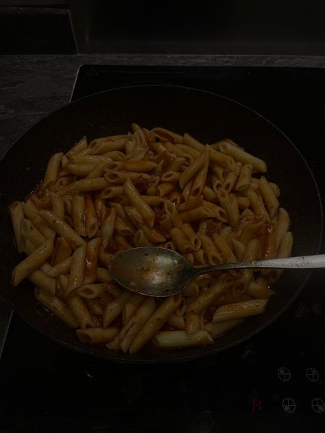 #penne #pasta #aesthetic #recipe #homemade Pasta Aesthetic Dark, Homemade Pasta Aesthetic, Pasta Aesthetic Instagram, Pasta Aesthetic, Pasta Night, Mob Wife, Penne Pasta, Homemade Pasta, Snap Food