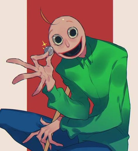 Baldi's Basics Fanart, Baldis Basics, Baldi's Basics, The Fault In Our Stars, Disney Fan Art, Indie Games, So Cool, Cartoon Character, Drawing Reference