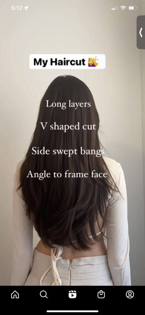 Haircut For Long Hair Without Styling, Haircuts For Medium Hair Without Layers, Layers For Long Hair Straight Black, Long Layered Hair Without Styling, Layered Hair Without Styling, Long Haircut V Shape, U Shape Haircut Long Straight Hair, Brunette Long Haircut, Hair Cut For Long Hair With Layers V Cut