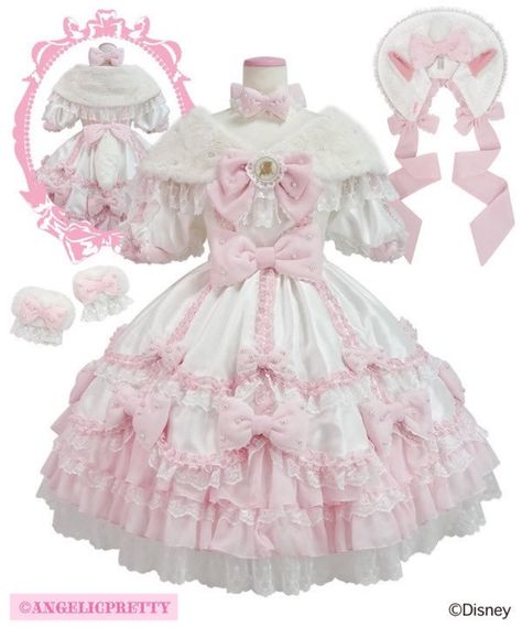 Angelic Pretty Dress, Magical Girl Outfit, 일본 패션, Kawaii Dress, Christmas Angel, Sweet Lolita, Pink Outfits, Really Cute Outfits, Harajuku Fashion