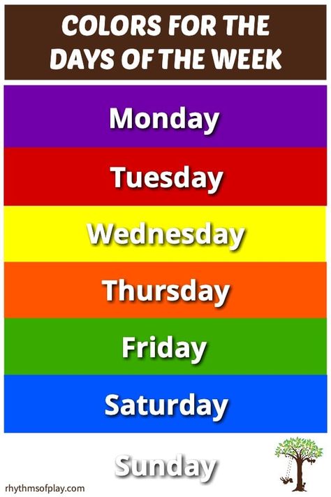 7 Reasons to use the color of the day! There are many benefits of using the Waldorf colors of the week. Children, parents, educators, and caregivers can all benefit when the Waldorf colors of the days of the week are added to your daily routine and weekly rhythm. | #WaldorfEducation #Waldorf #Routine #PositiveParenting #ParentingTips Waldorf Schedule, Weekly Rhythm, Educational Activities For Preschoolers, Color Of The Week, Eat Healthy Food, Waldorf Homeschool, Middle School Writing, Waldorf School, Waldorf Education