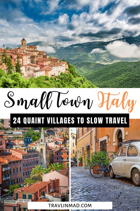 Best Towns In Italy, Small Town In Italy, Italy Villages Small Towns, Italian Hill Towns, Italy Villages, French Villages Small Towns, Florence Travel, Italy Destinations, World Most Beautiful Place