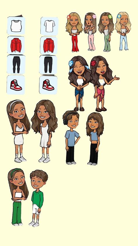 Snap Outfits, Cute Snapchat Bitmoji Ideas, Snapchat Avatar, Snapchat Bitmoji, Bitmoji Ideas, Bitmoji Outfits, Outfits Ideas, Your Aesthetic, Outfit Inspirationen